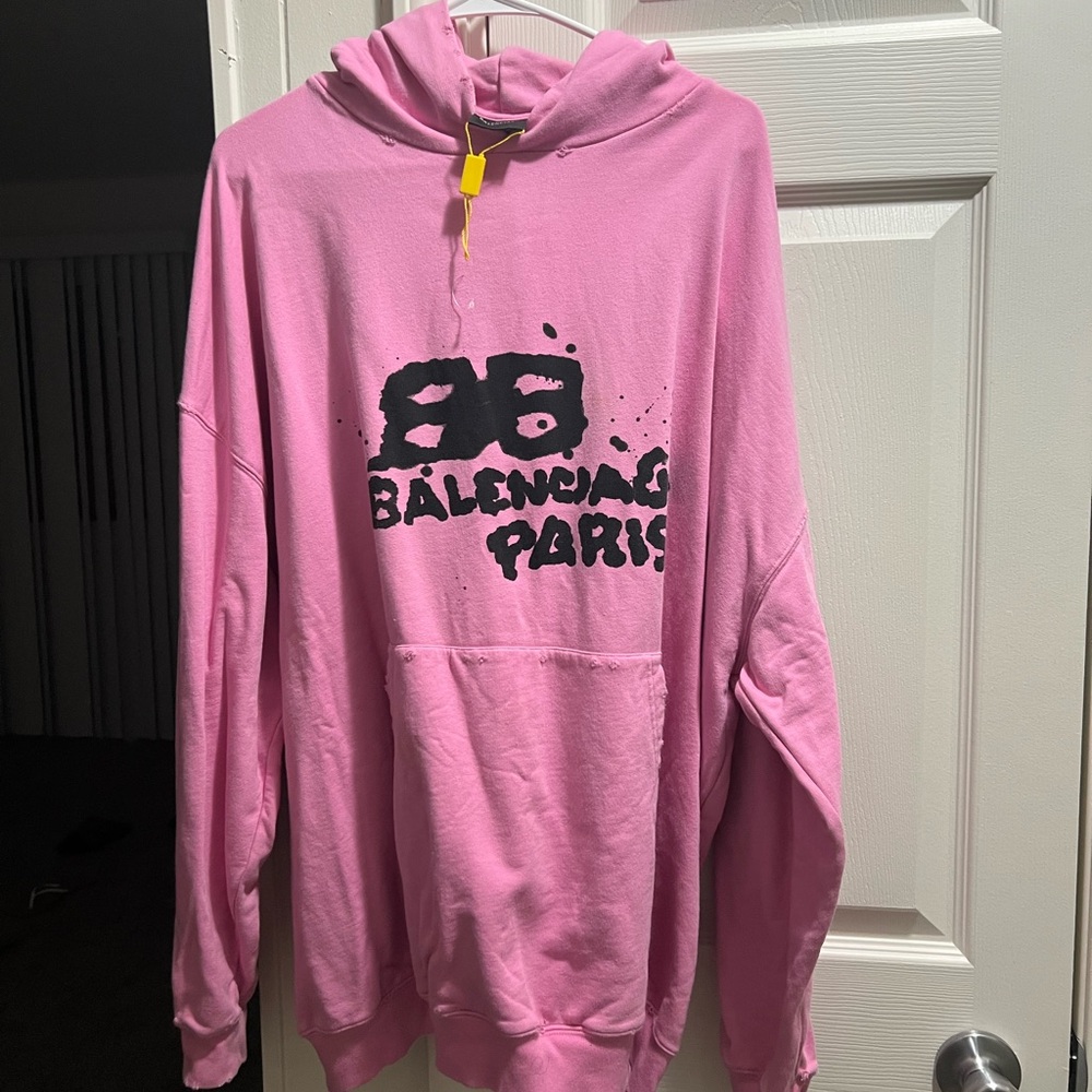 Balenciaga Vibrant Pink Sweatshirt